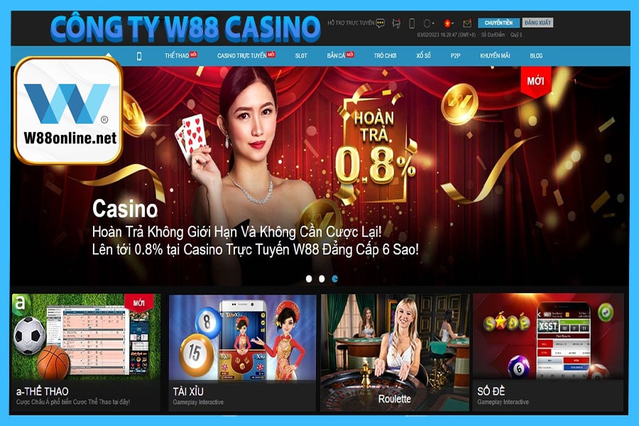 Công ty W88 Casino