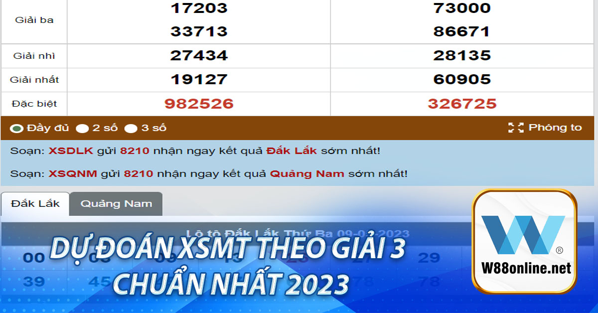 Dự đoán XSMT theo Giải 3 chuẩn nhất 2023